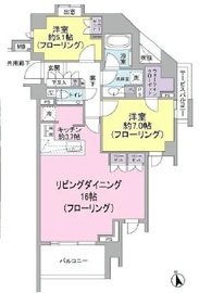 ウェリス四ツ谷 3階 間取り図