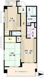 パークヒルズ武蔵小杉 701 間取り図