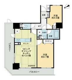 ライオンズタワー池袋 3階 間取り図