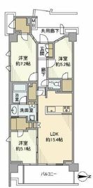 プラウド練馬中村橋マークス 4階 間取り図