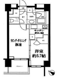 コンフォルテハイム西小山 4階 間取り図