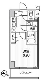 ALTERNA横濱阪東橋 (オルタナ横濱阪東橋) 509 間取り図