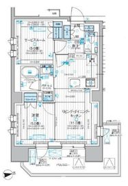 デュオステージ相模大塚 9階 間取り図