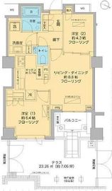 グランスイート広尾 1階 間取り図