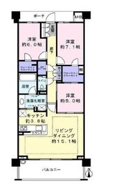 ドレッセ鷺沼の杜プライムフォレスト 3階 間取り図