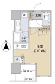 ブリリアタワー池袋 12階 間取り図