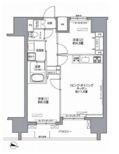 センテニアル王子神谷 10階 間取り図