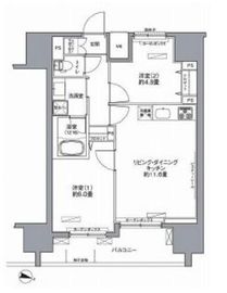 センテニアル王子神谷 10階 間取り図