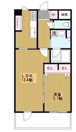 フロール横浜三ツ沢 3階 間取り図