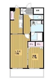 フロール横浜三ツ沢 2階 間取り図