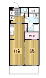 フロール横浜三ツ沢 1階 間取り図