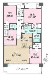 ヒルトップ横浜山手レジデンス 6階 間取り図