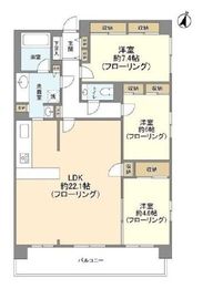 ファミール明大前 2階 間取り図