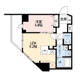 ミルーナヒルズD駒込 1202 間取り図