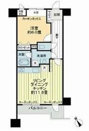ライオンズマンション広尾南 2階 間取り図