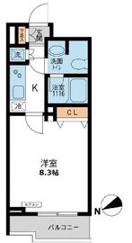 パシフィックコート目黒南 303 間取り図