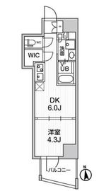 リテラス秋葉原イースト 402 間取り図