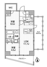 リテラス秋葉原イースト 1401 間取り図