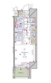 コンシェリア浜松町マスターズヴィラ 6階 間取り図