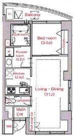 TRES赤坂 503 間取り図