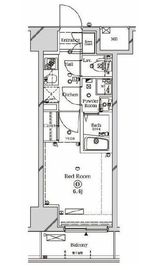 ラフィスタ川崎Ⅱ 7階 間取り図