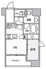 CAVANA+SHINTOMICHO (カバナプラス新富町) 1101 間取り図