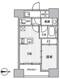 CAVANA+SHINTOMICHO (カバナプラス新富町) 302 間取り図