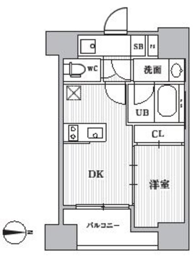 CAVANA+SHINTOMICHO (カバナプラス新富町) 702 間取り図