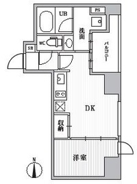 CAVANA+SHINTOMICHO (カバナプラス新富町) 303 間取り図