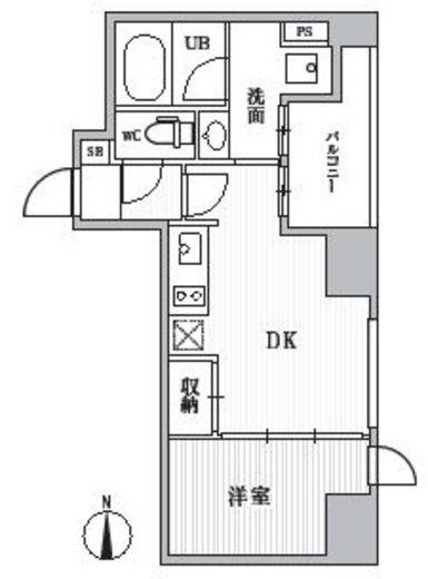 CAVANA+SHINTOMICHO (カバナプラス新富町) 603 間取り図