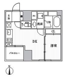 CAVANA+SHINTOMICHO (カバナプラス新富町) 704 間取り図
