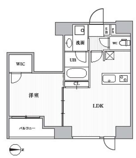 CAVANA+SHINTOMICHO (カバナプラス新富町) 802 間取り図