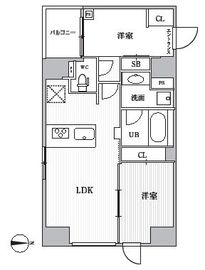 CAVANA+SHINTOMICHO (カバナプラス新富町) 1203 間取り図
