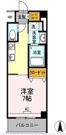 イーストングレイス 406 間取り図