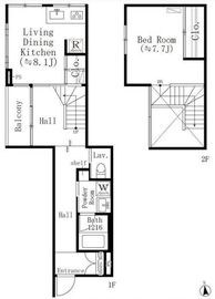 plaNECT薬王寺 D 間取り図