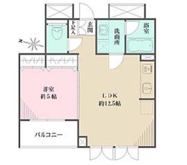 マーサル中野坂上 205 間取り図