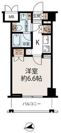 パレステュディオ代々木 3階 間取り図