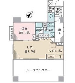 ルジェンテ高輪台 13階 間取り図