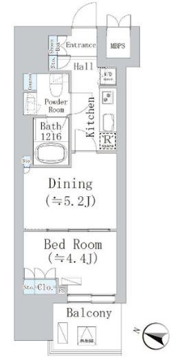 ウェスタ板橋仲宿 304 間取り図