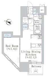 ウェスタ板橋仲宿 1203 間取り図