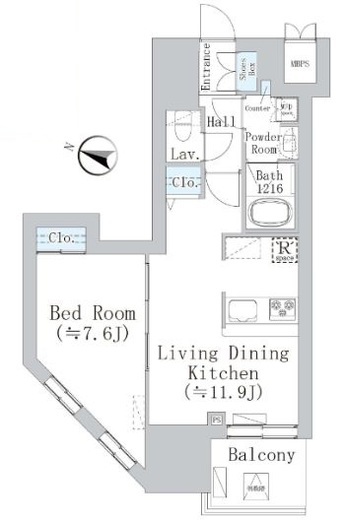 ウェスタ板橋仲宿 903 間取り図