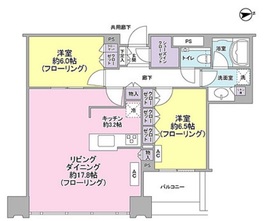 シティタワーズ豊洲ザ・シンボル 34階 間取り図