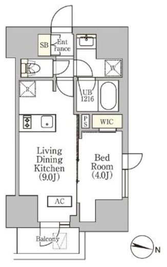 イプセ渋谷本町 201 間取り図