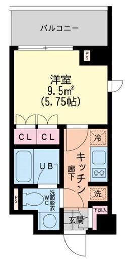エスティメゾン新中野 108 間取り図