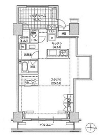 ブリリアイスト東雲キャナルコート 630 間取り図