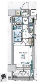 GENOVIA阪東橋Ⅱskygarden (ジェノヴィア阪東橋2スカイガーデン) 4階 間取り図