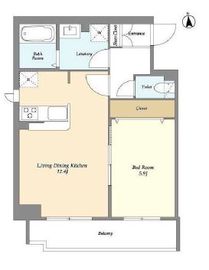 Monkstown夏目坂 202 間取り図