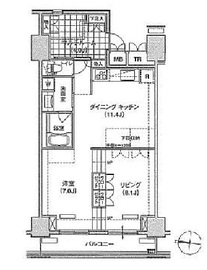 ブリリアイスト東雲キャナルコート 205 間取り図