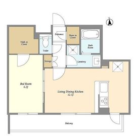 Monkstown夏目坂 201 間取り図