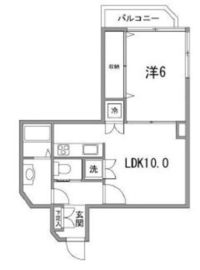 チュリス氷川坂 3階 間取り図